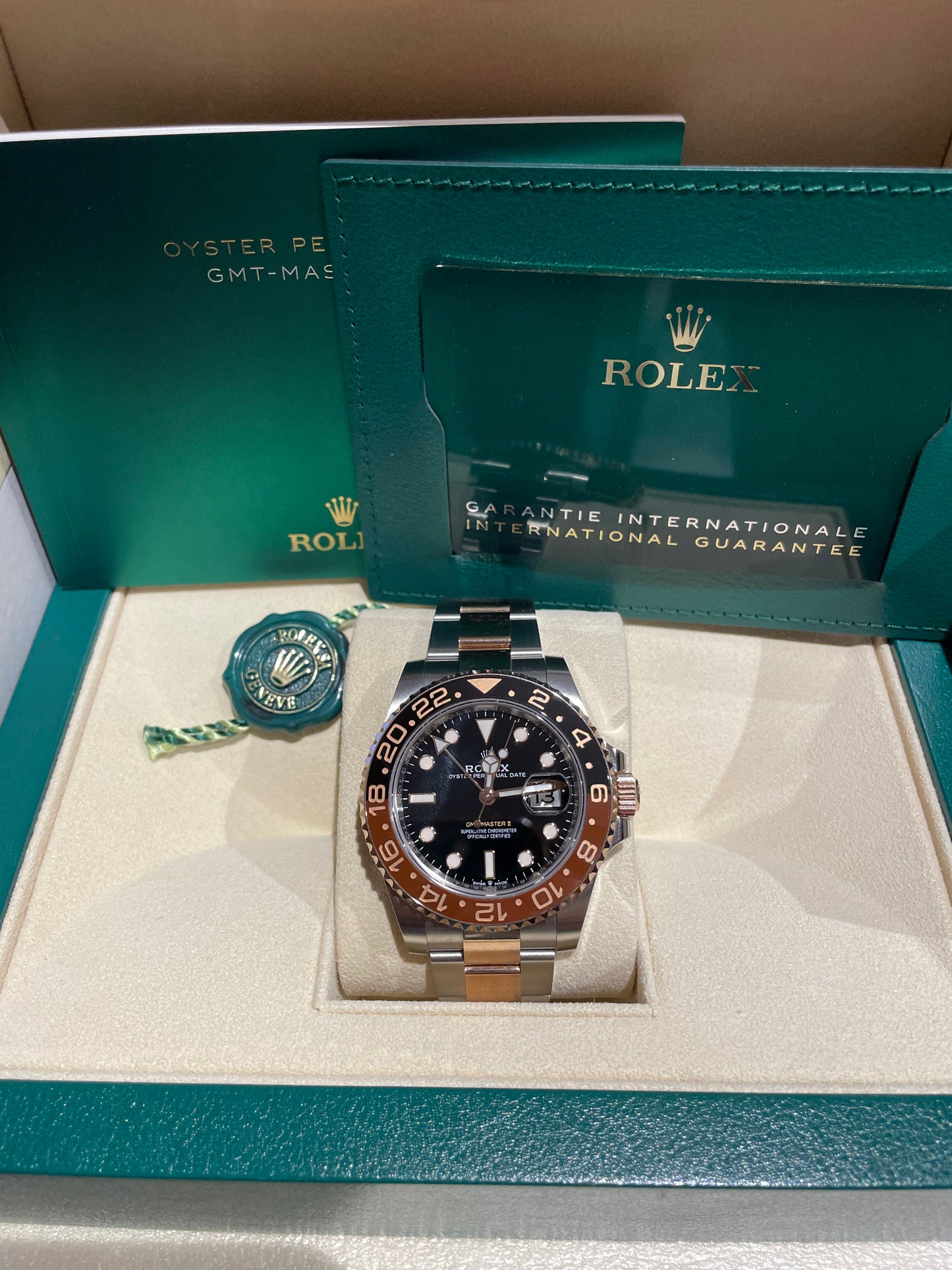 ROLEX GMT-MASTER II 126711CHNR FULL SET 2022