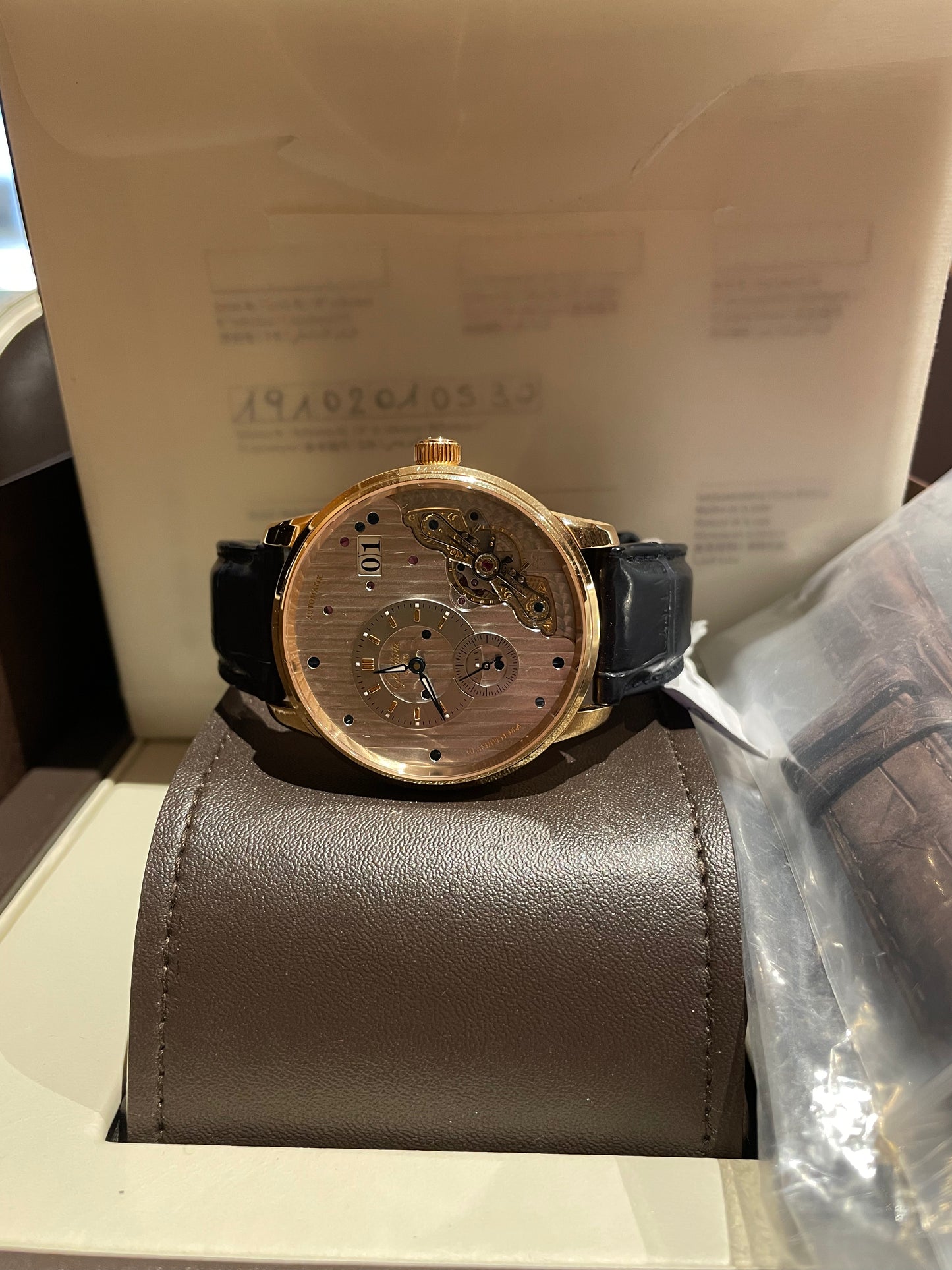 GLASHUTTE PANOMATIC INVERSE 19102010530 FULL SET 2021