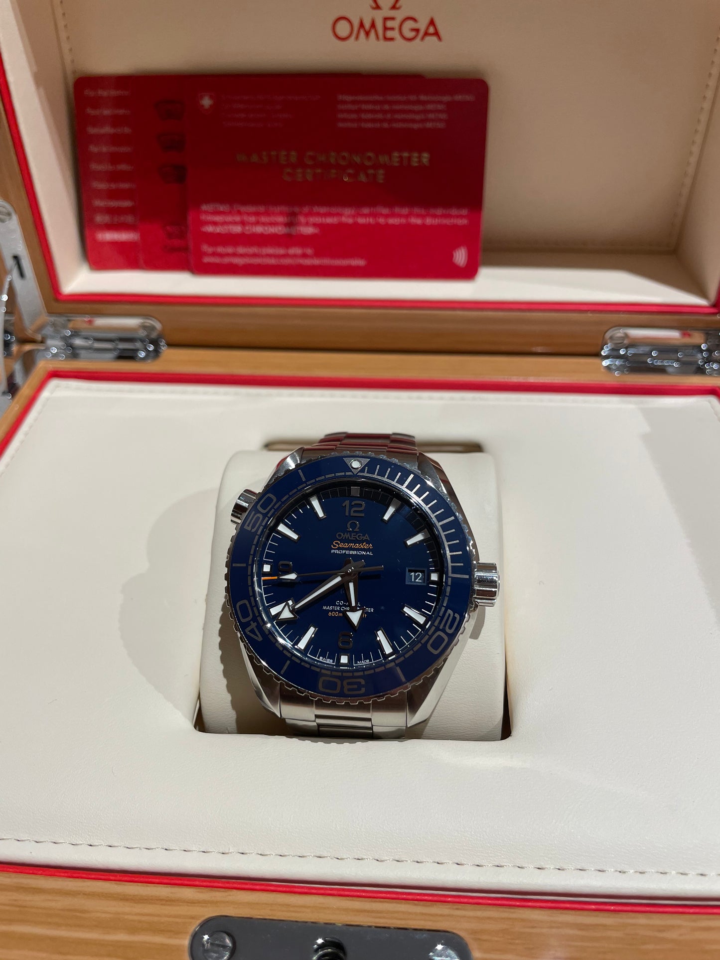 OMEGA SEAMASTER PLANET OCEAN 215.30.44.21.03.001 FULL SET 2019