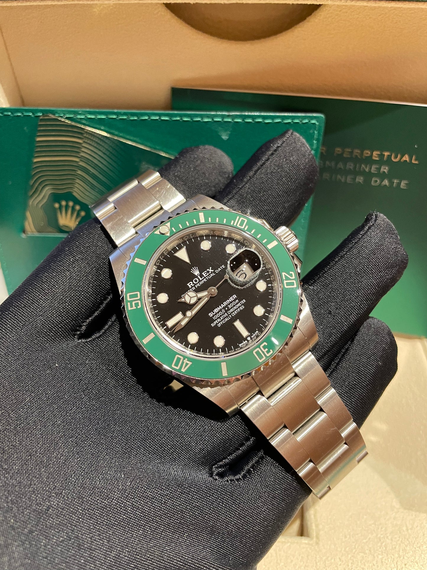 ROLEX SUBMARINER 126610LV FULL SET 2022 NUOVO