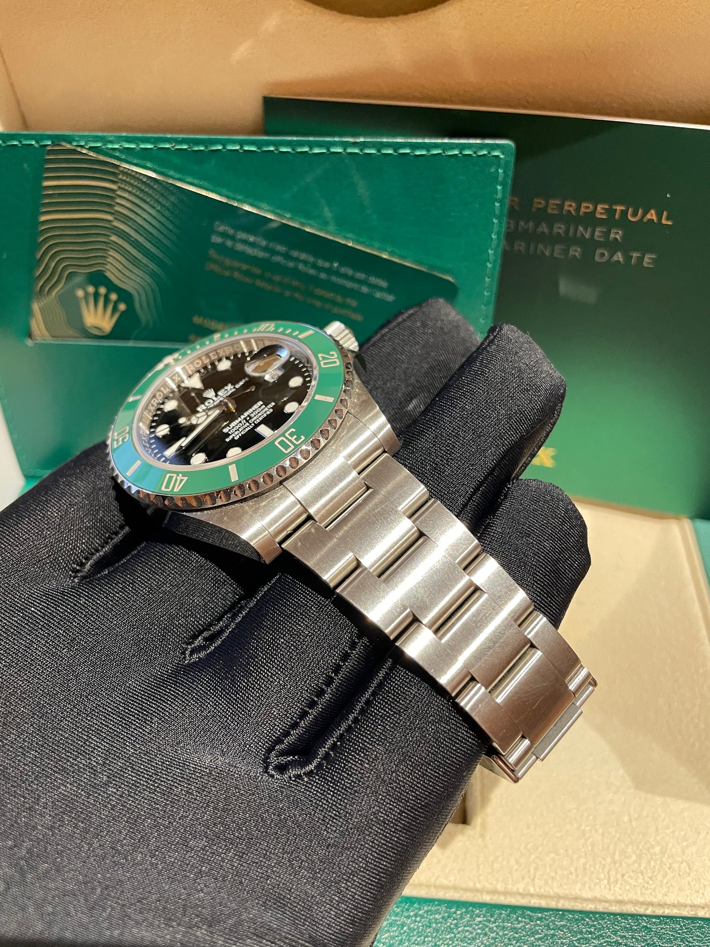 ROLEX SUBMARINER 126610LV FULL SET 2022 NUOVO