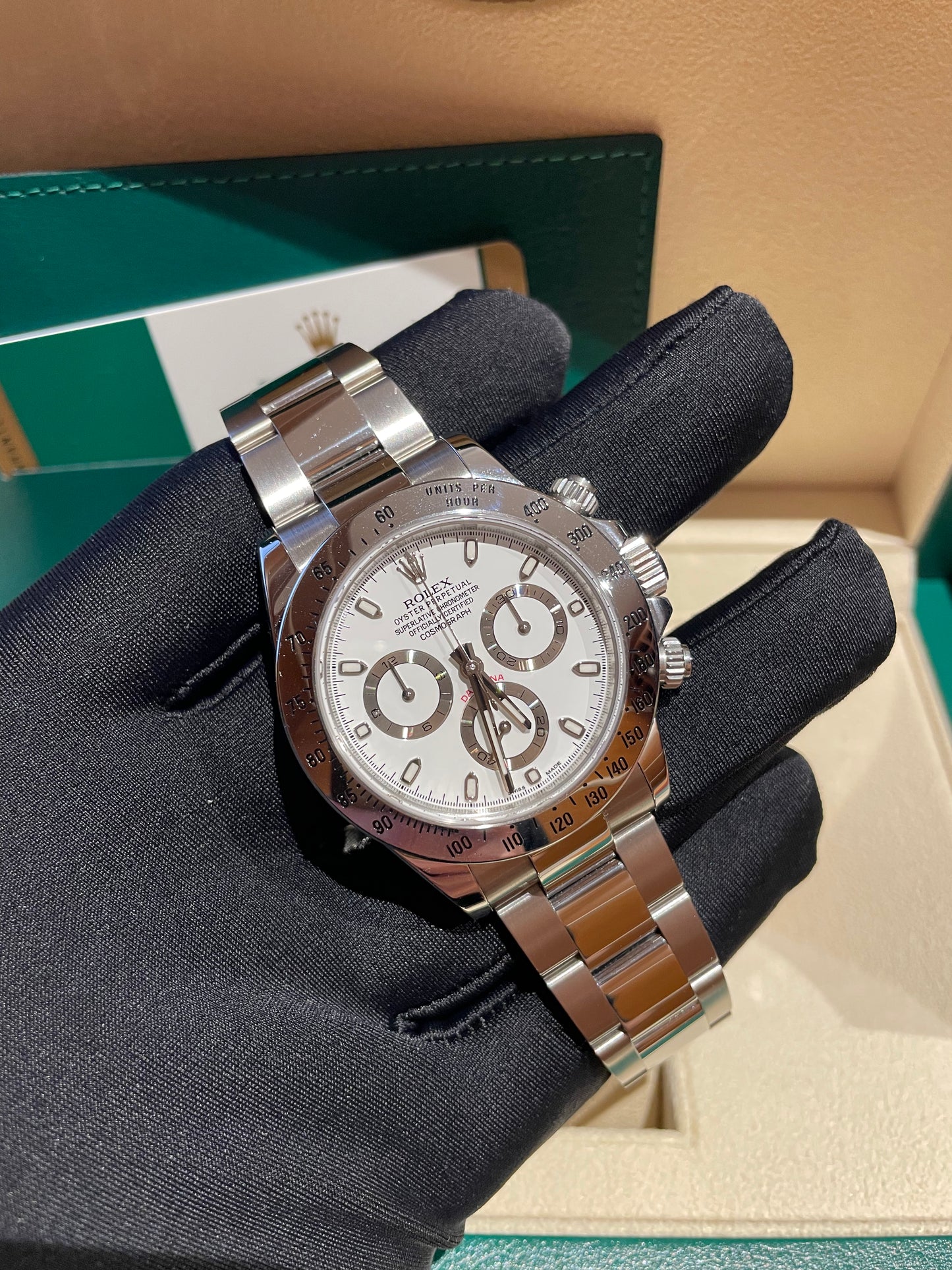 ROLEX DAYTONA 116520 CHROMALIGHT APH FULL SET 2015