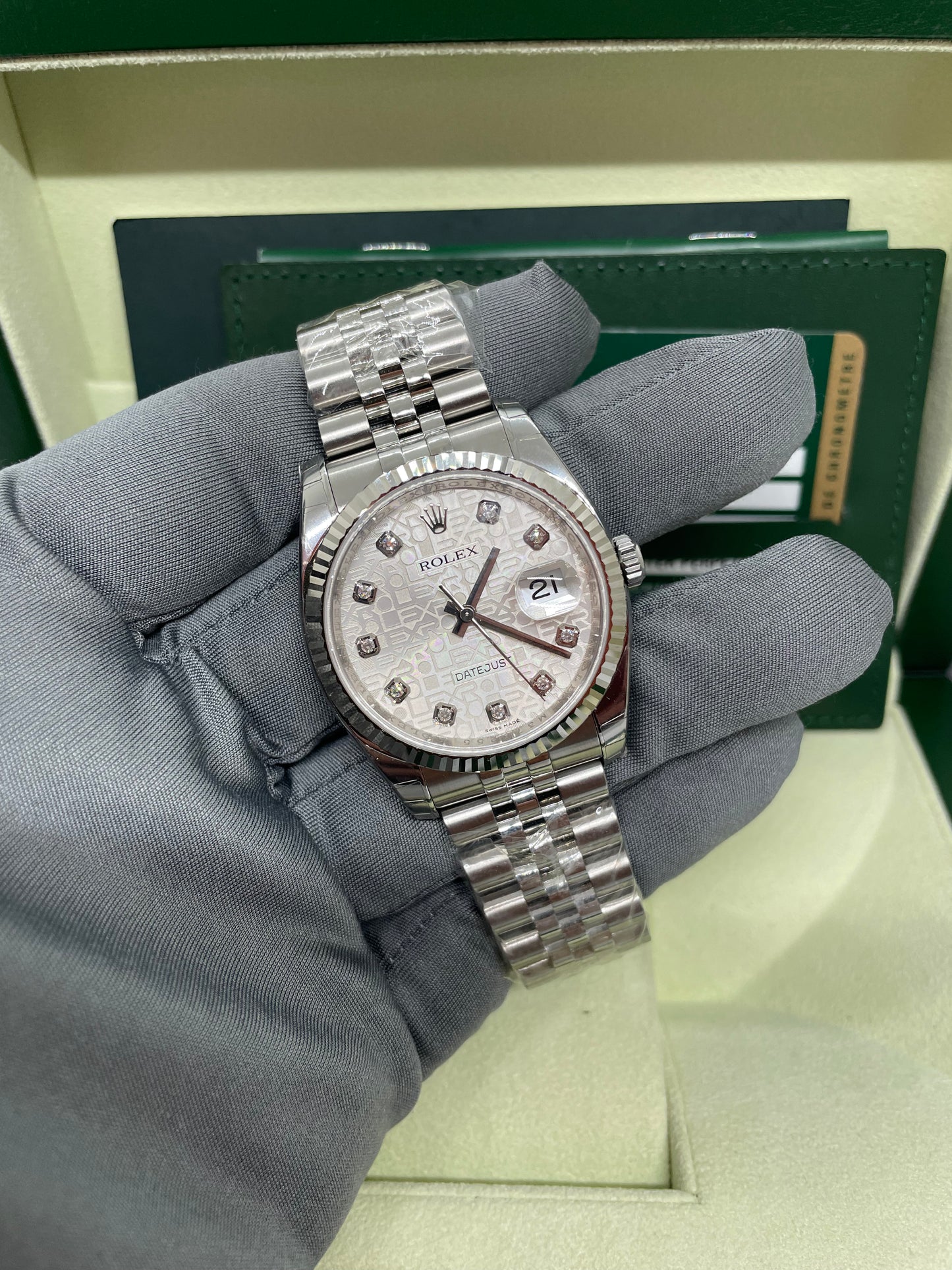 ROLEX DATEJUST 36 116234 NOS 2008