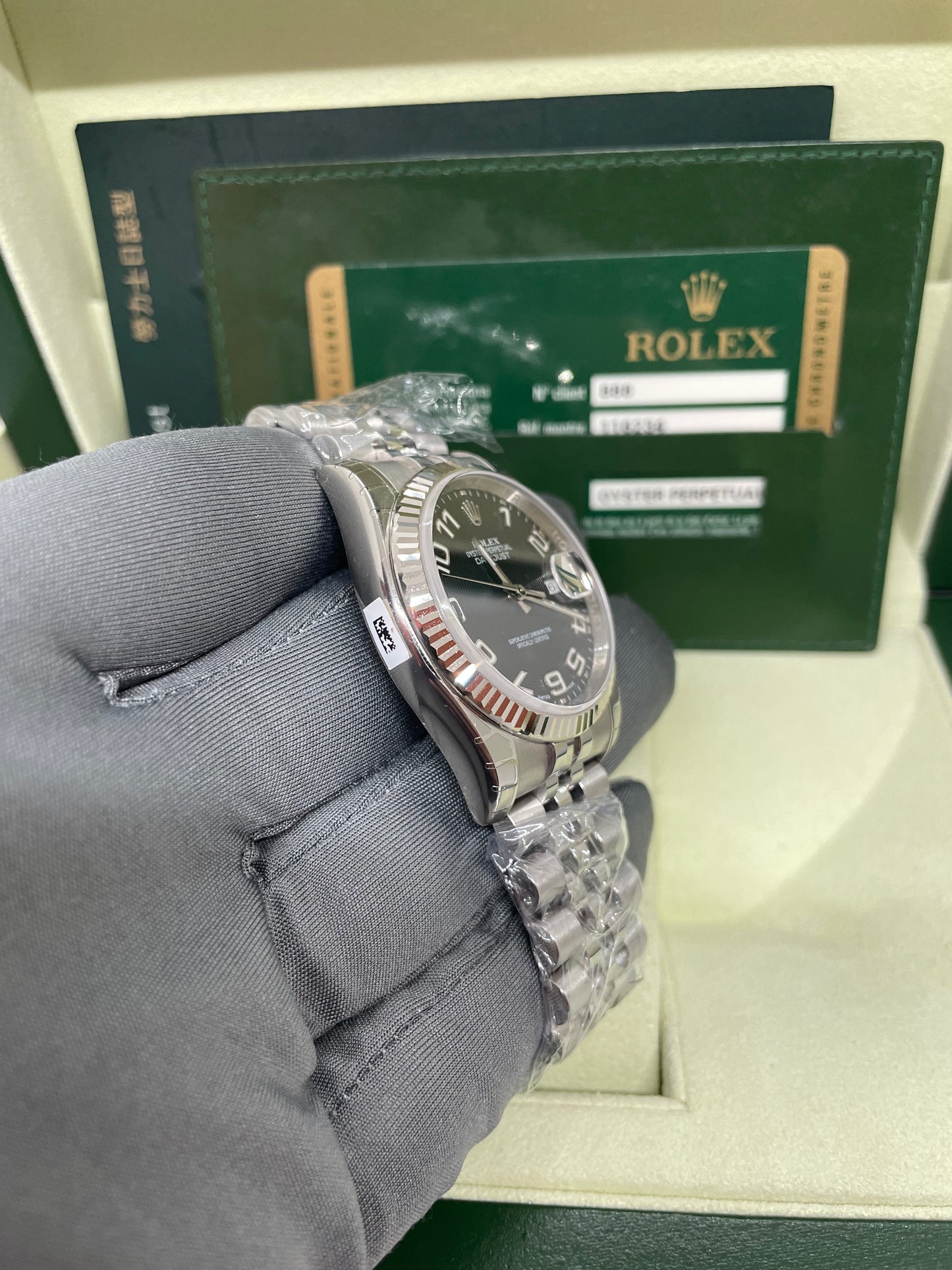 ROLEX DATE JUST 36 116234 NOS 2012