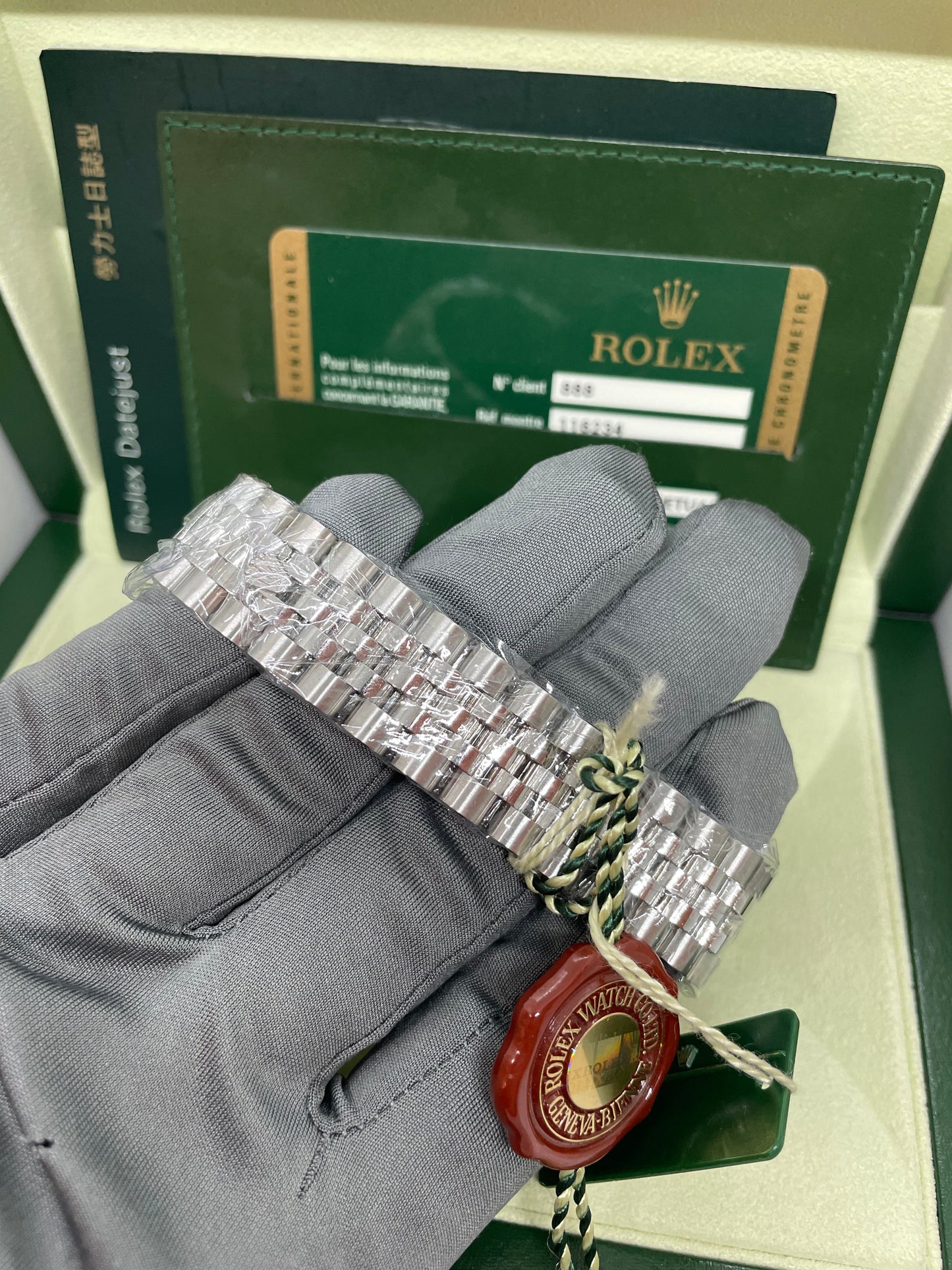 ROLEX DATE JUST 36 116234 NOS 2012