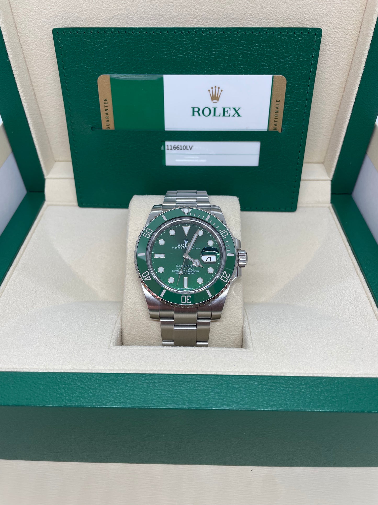 ROLEX SUBMARINER 116610LV ANNO 2016