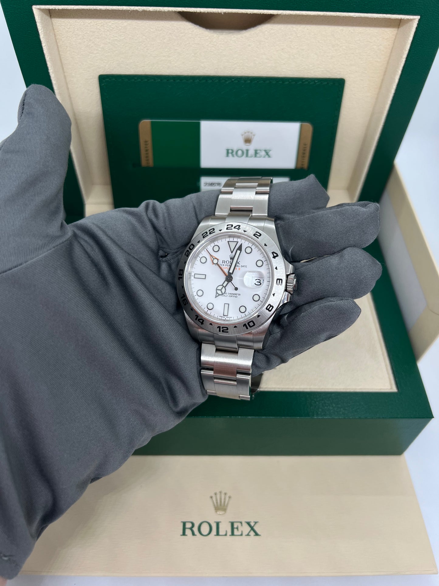 ROLEX EXPLORER II 216570 ANNO 2016