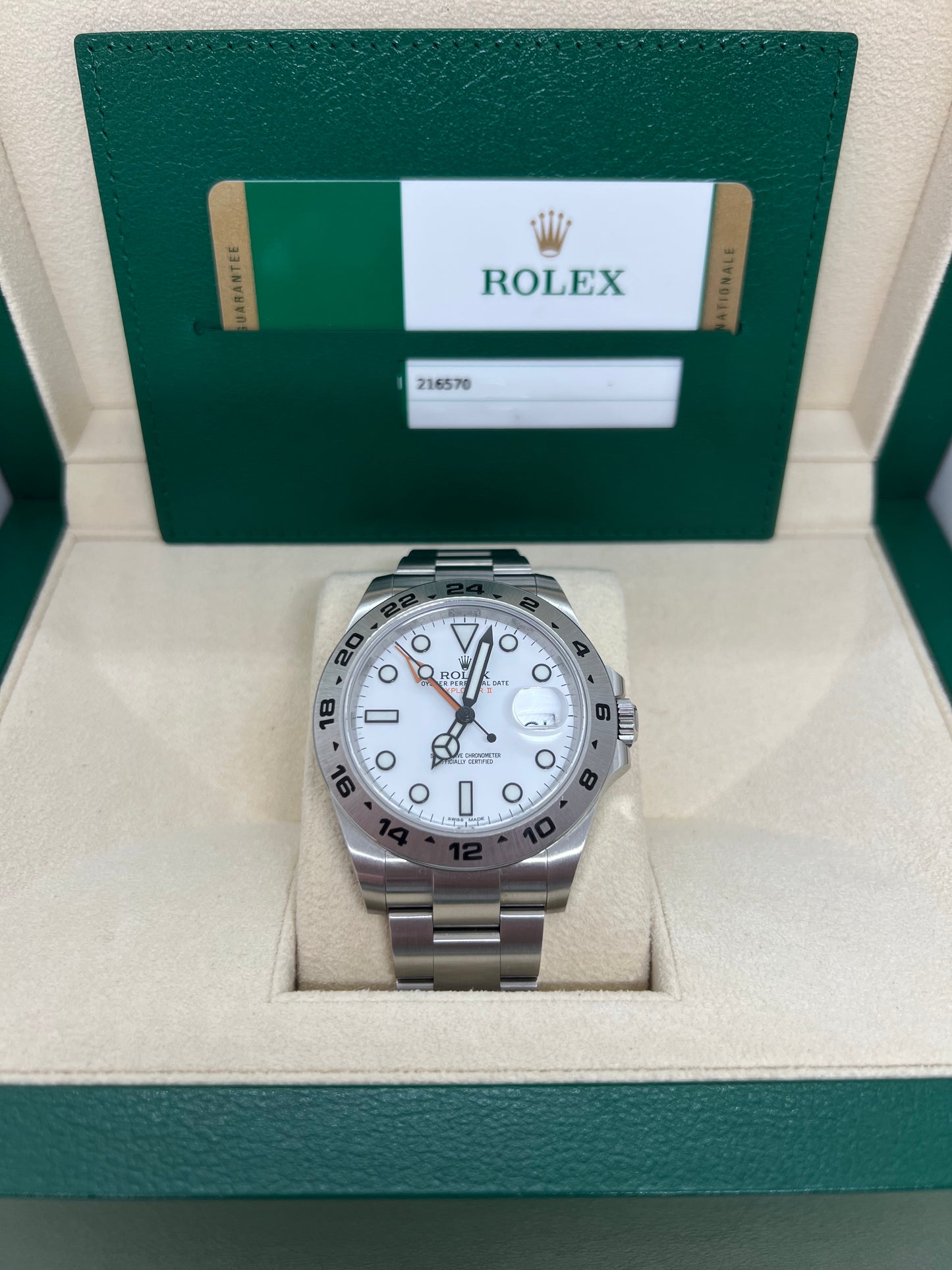 ROLEX EXPLORER II 216570 ANNO 2016
