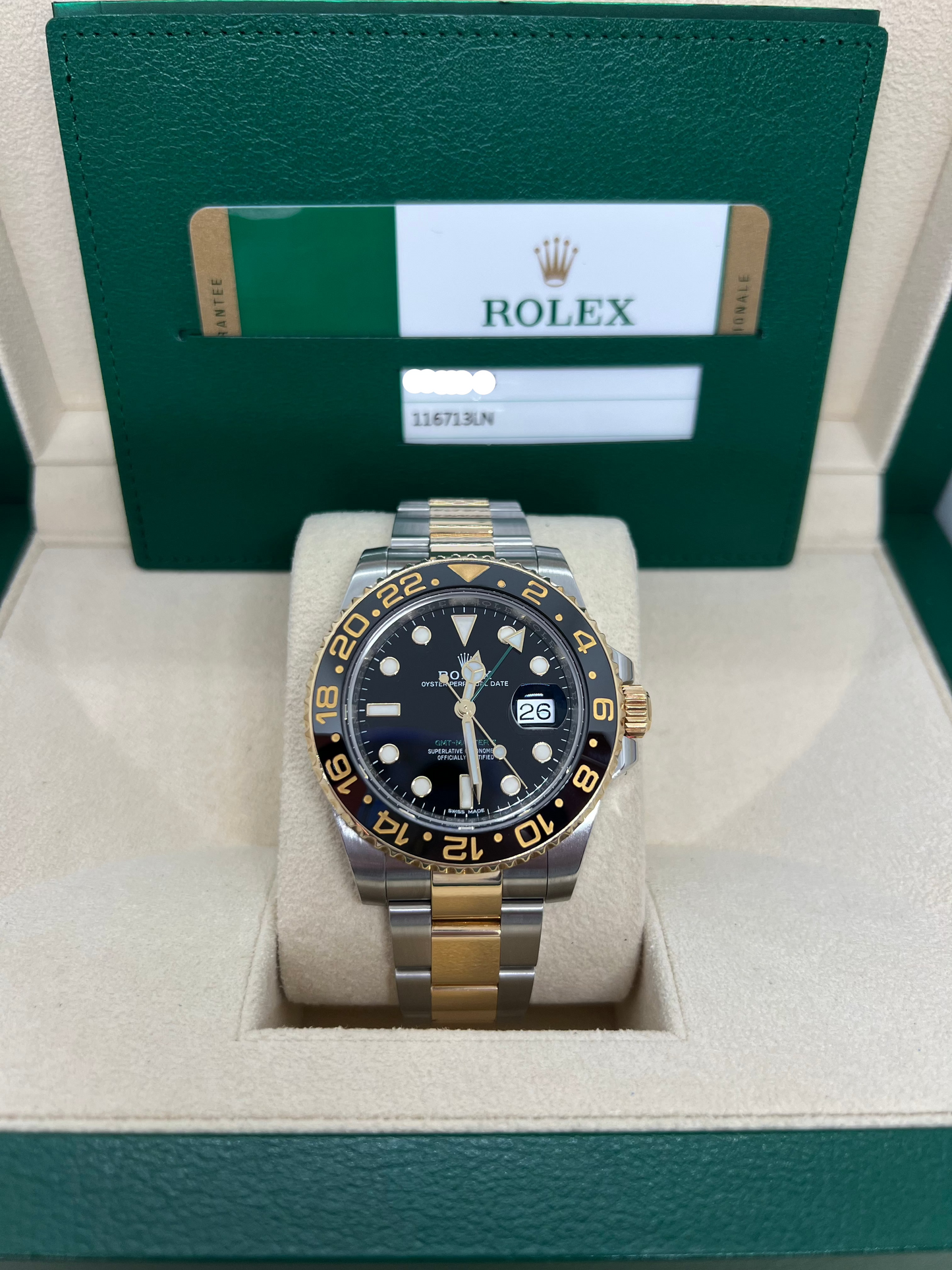 ROLEX GMT MASTER II 116713 ANNO 2017