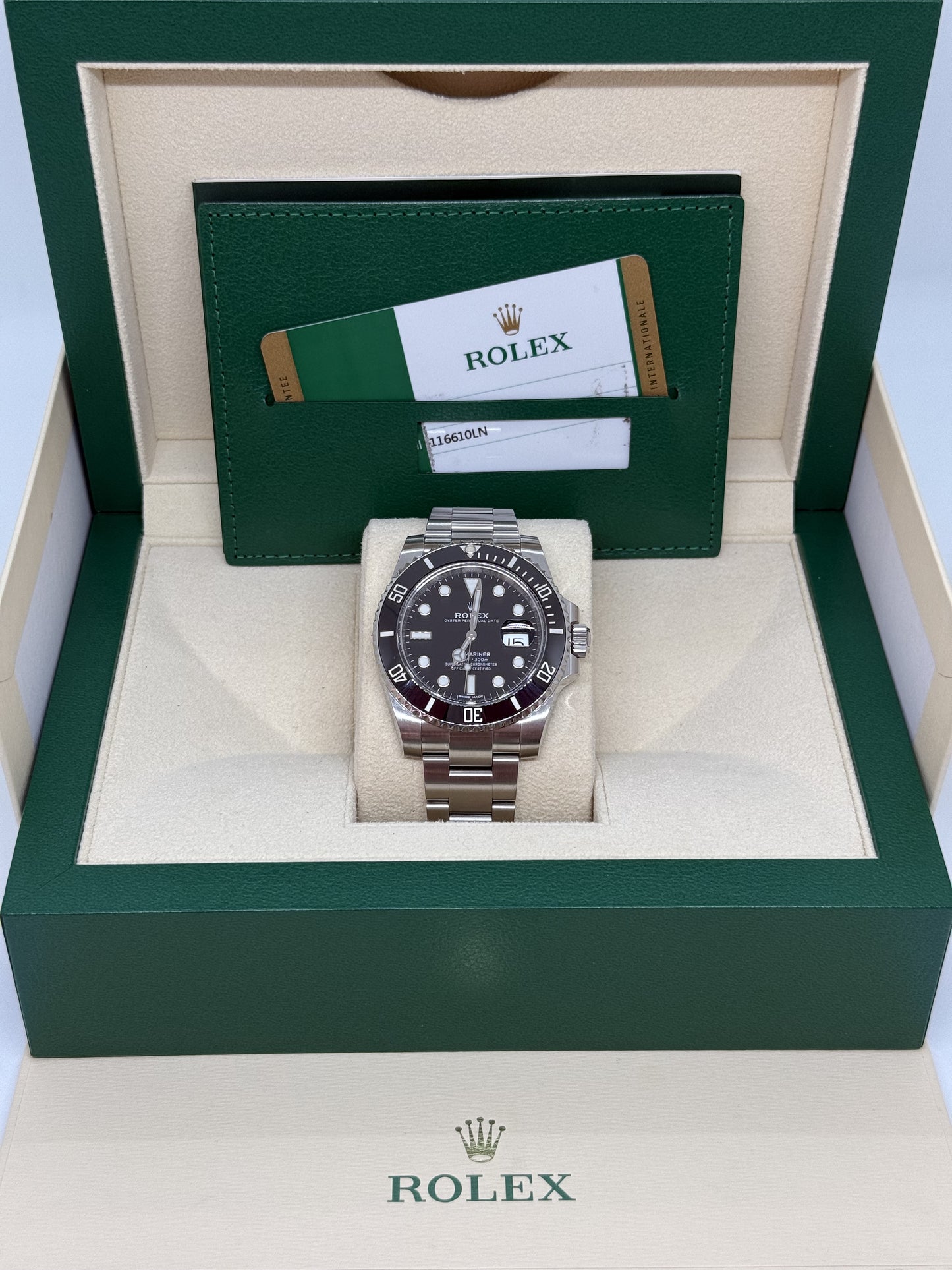 ROLEX SUBMARINER 116610LN ANNO 2018