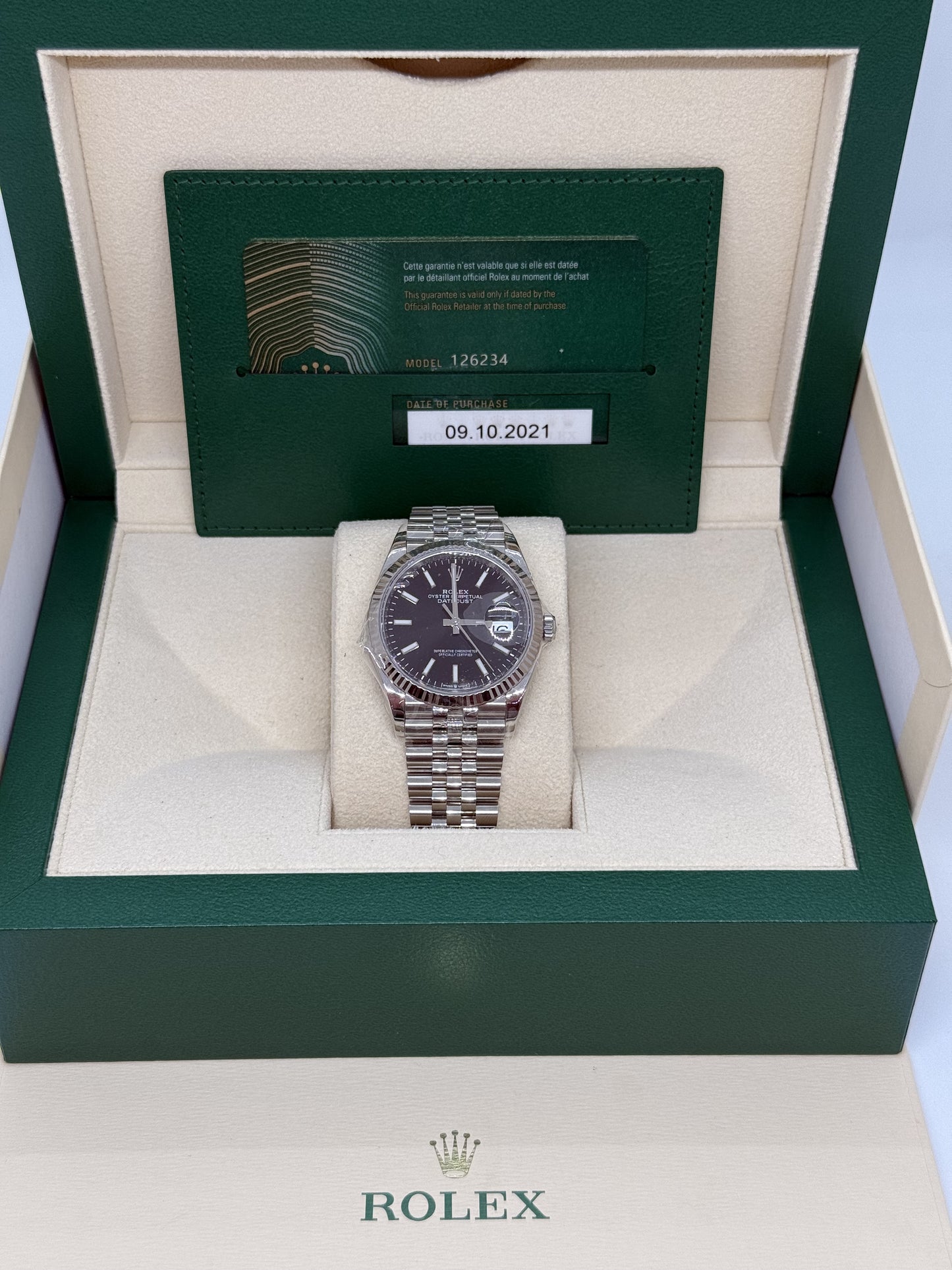 ROLEX DATEJUST 126234 ANNO 2021
