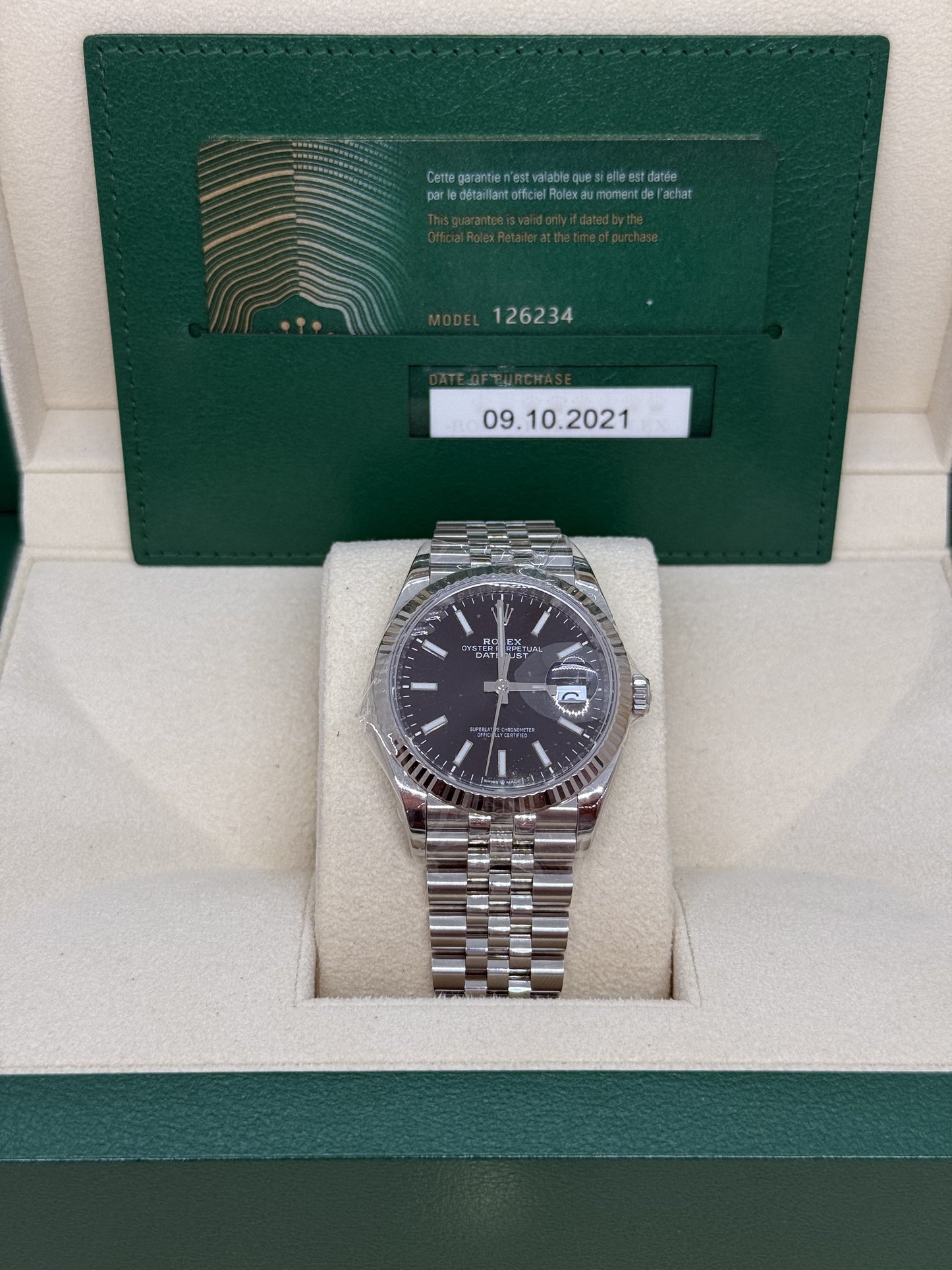 ROLEX DATEJUST 126234 ANNO 2021