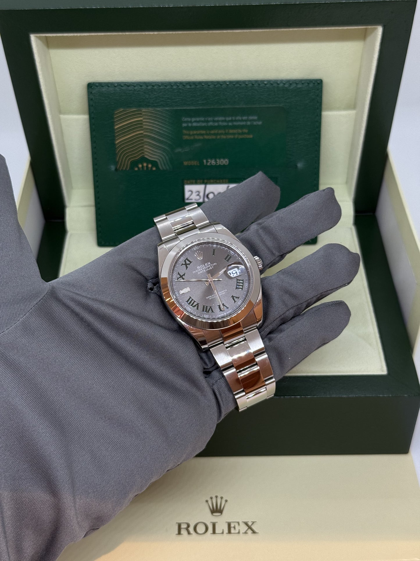 ROLEX DATEJUST 126300 ANNO 2022