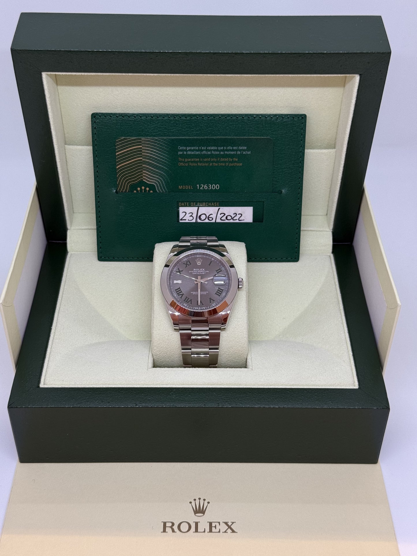 ROLEX DATEJUST 126300 ANNO 2022