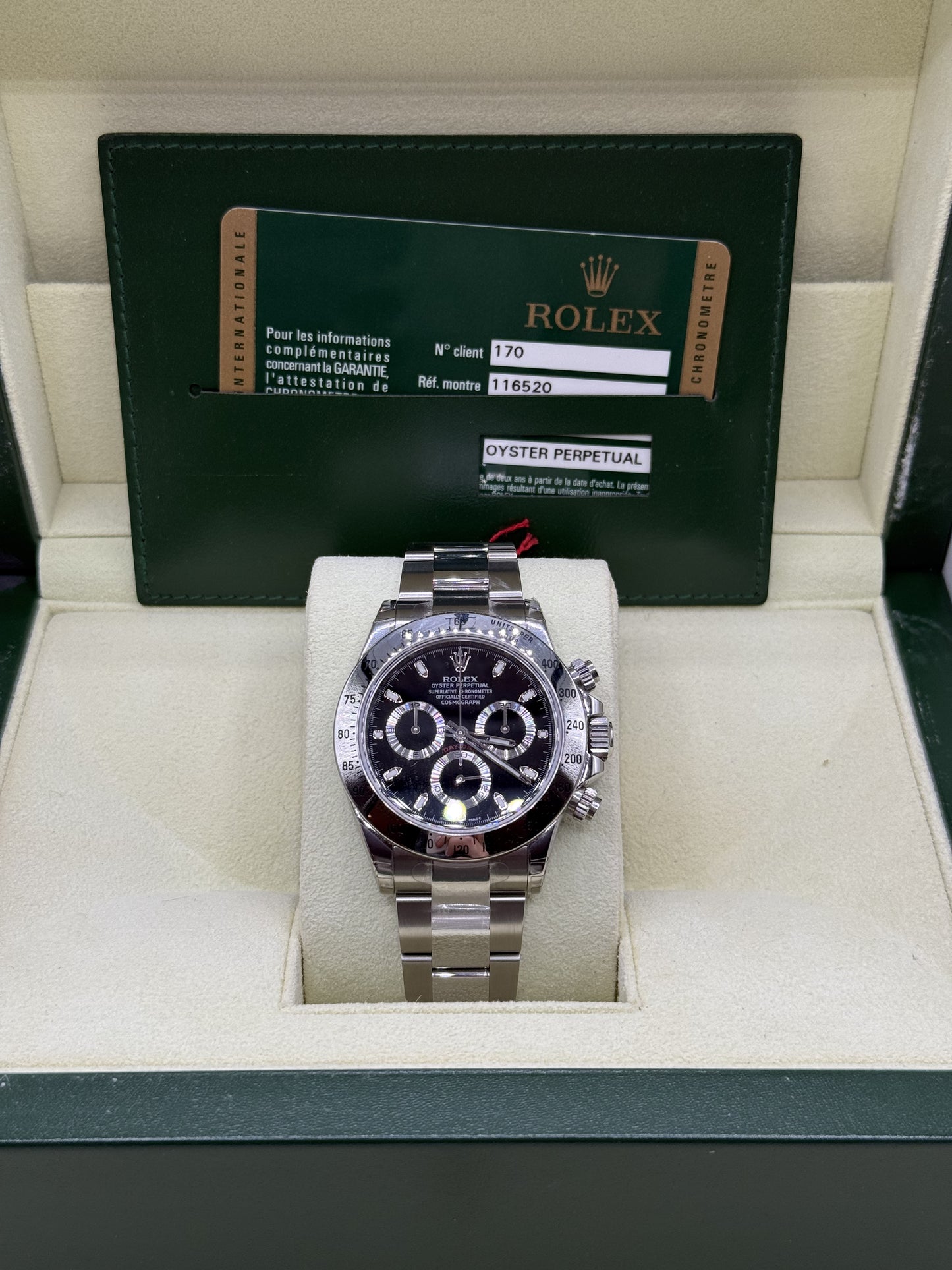 ROLEX DAYTONA 116520 ANNO 2012