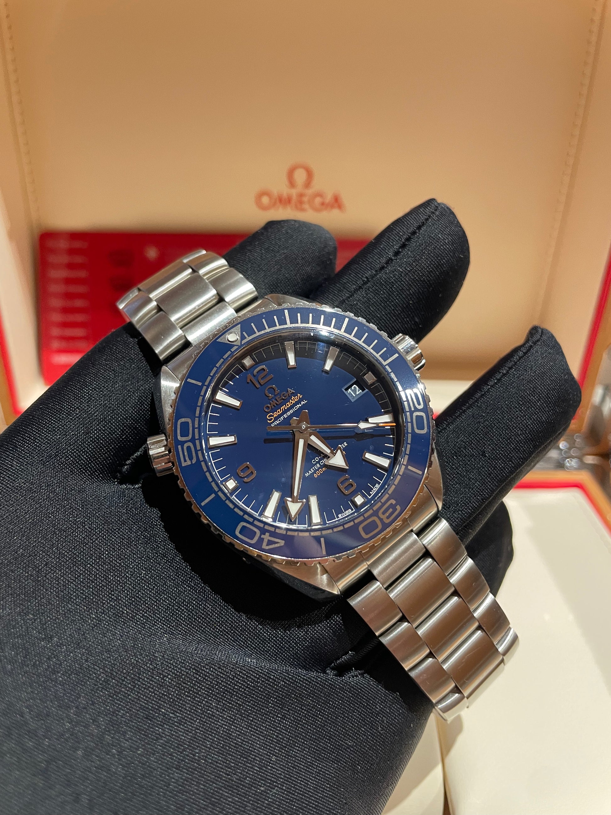 OMEGA SEAMASTER PLANET OCEAN 215.30.44.21.03.001 FULL SET 2019